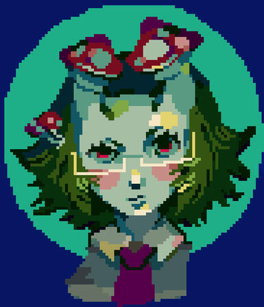 Portrait painting (OC bysquiddmin)